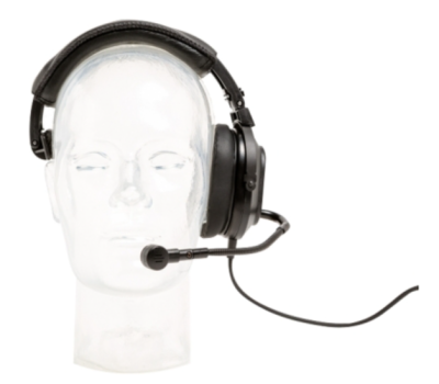 Vokkero Show/Guardian - Pro-Audio headset - single muff with ON/OFF switch.