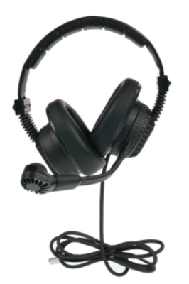 Vokkero Show/Guardian - Pro-Audio headset - double muff with ON/OFF switch.
