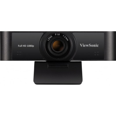 (10) ViewSonic VB-CAM-001 IFP Accessory, 1080p Ultra-Wide USB Meeting Camera - Black