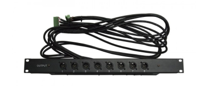 Patch Panels 8x XLR Male/Phoenix connectors, 100cm cable