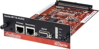 Mini-YGDAI Card Support for Dante™ Digital Audio Networking