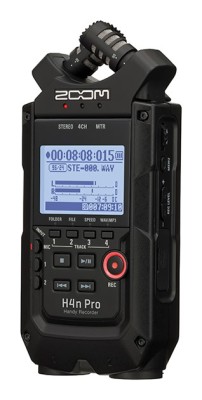 Zoom H4N-pro black - Handheld SD Recorder with 24-bit/96 kHz Recording