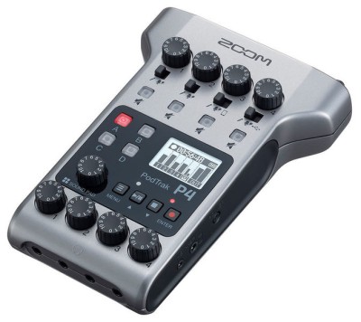 ZOOM P4 - PodTrak - Podcasting Mixer and Interface