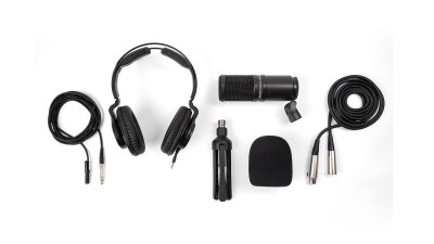 Podcast Mic Pack - Includes ZDM-1 Microphone, ZHP-1 Headphones, TPS-4 Tripod, Wi