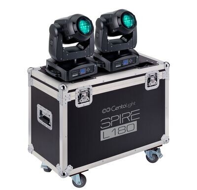 FLIGHT CASE FOR 2PCS SPIRE L180 MOVING HEADS