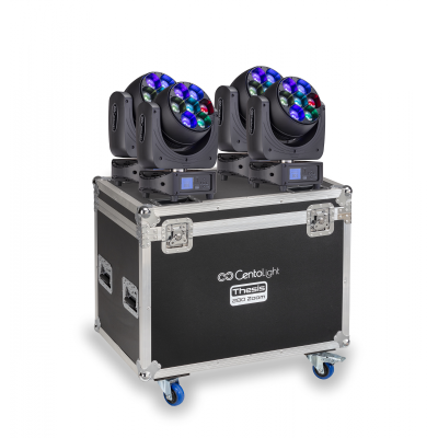 CENTOLIGHT SET 4 THESIS 280 ZOOM WASH MOVING HEADS W CASE