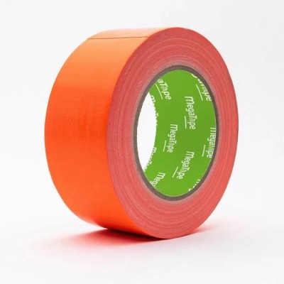 Megatape UT70 Fluor gaffa tape 25 mm x 25 mtr Orange