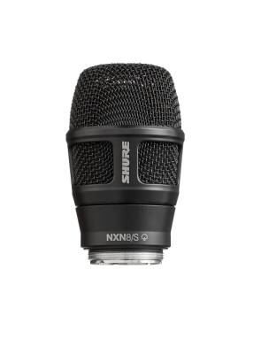 Nexadyne™ 8/S wireless supercardioid dynamic vocal microphone capsule (Black)
